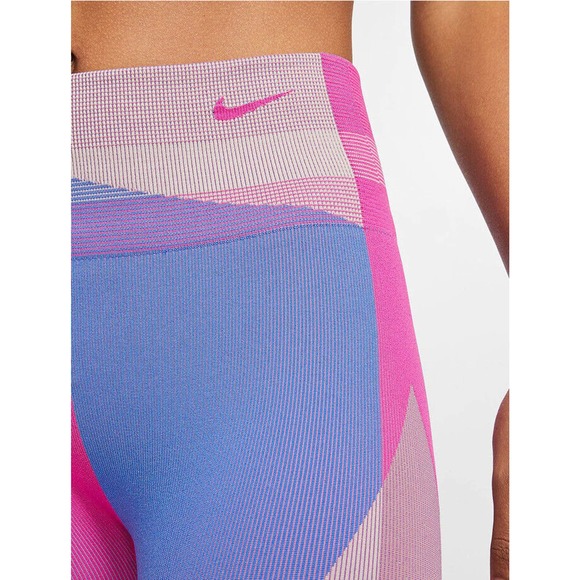 Nike Womens Icon Clash Training Bike Shorts Fire Pink XS CJ5091-601 - Picture 5 of 6